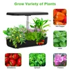 12 pods Hydroponics System Système intérieur Herb Garden avec LED Grow Light Garden Smart Garden Planter pour la cuisine à la maison Timer automatique