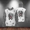 Jack Russell Terrier-PAW DOG 3D HOODIES IMPRIMÉS UNISEX PAUTURS DIGNAGE DOGN DOGN SHOODIE STREET CASSOIR