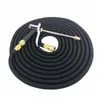 Premium Garden Hose 17FT-125FT Lightweight and Durable Scalable Garden Hose Flexible Rubber Hose Nozzle High Pressure Car Wash