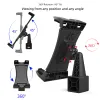 Standlar Universal Tablet TripoD Mount Clamp Mobiltelefonklippshållare med 1/4 "Trådadapter för iPad 12.9" Tabletttelefonfästehållare