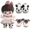5 см панда -лук кожаные кукол для России, Лесли, Лизы, Нэнси кукол Мини -кукол Сапоги для американской 14 -дюймовой девушки кукла