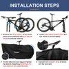 RhinoWalk Portable Bicycle Score Satch для 26-27,5 дюйма горного велосипеда 700C Road Bike Transit Carry Sag Accessories RM262