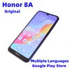 Original Honor 8A 4G LTE Mobiltelefon 12,0MP MTK6765 Octa Core 6.09 "1560x720 Android 9.0 Face ID Dual Sim Fast Charger