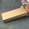 12Pcs/Lot Brown Kraft Gift Boxes Blank Storage Box Packaging Paper Boxes For Gifts/Candy/Book/Handicrafts Long Large Size