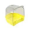 Bird Bath Box Parrot Bathing Cage Accessoire voor kleine vogels Parakeet Canary Budgerigar Justbirds transparante top