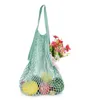 Wiederverwendbare Lebensmittelprodukte Taschen Baumwollnetz Ökologie Markt String Net Shopping Tasche Küche Obst Gemüse Hanging Bag2834364