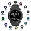 Regarde la fréquence cardiaque Bluetooth Connexion podomètre Mémat Météo Smart Sports Bracelet B33 Smart Watch Round Color Screen