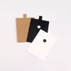 50Pcs/Lot 6x10cm Rectangle Finger Ring Card Brown Hoop Buckle Spherical Earrings Packaging Display Cards Hang Tags Can Custom