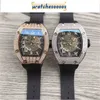 Regardez Automatic Superclone KV Factory RM010 Scale Luminal Scale Dial Unisexe Mecarbon Fibre Sapphire Ship par FedExWV7OWV7O