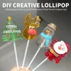 100 pezzi ecologici ecologici in carta solida Lollipop Torta Pop Sticks per zucchero cioccolato Lollypop Modice fai da te 7/10/15/20 cm