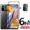 6-en-1 pour le verre POCO M5S Xiaomi pour protecteur d'écran POCO M5S Temperred 9H pour POCO M5 S M5S Redmi Note 10S 11S Verre d'objectif