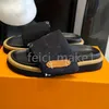 Kappy Designer Slajdes Sandały Platforme Klasyczne marka Summer Beach Outdoor Scuffs Bufy Casual Buty Jazanem wytłaczane miękkie płaskie buty śliskie 35-45 Jakość