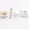 Accessories Mechanical Keyboard Switches Milky Jade White Switch Keyboard Linear 5PIN Axis Hot Plug DIY For Most Gaming Keyboard 10~110PCS