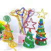 100pcs/lot Long 30cm Glitter Chenille Stems Pipe Cleaners Kids Toys DIY Handicraft Materials for Creative Kids Educational Toys