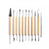 16pcs Wooden Polymer Shapers Modeling Carved culpture DIY Clay Tools Sculpting Kit Sculpt Smoothing Wax Carving Sculpture