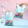 غلاف الهدايا 10pcs/مجموعة عيد الفصح كيس بيض الرسوم المتحركة على غرار ملف تعريف الارتباط Cookie Candy لالتقاط التغليف ديكور حقيبة التغليف 2024