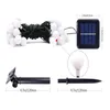 5M 7M 12M Ball Solar LED String Lights Outdoor Street Garland Solar Lamps Patio Light For Waterproof Fairy Garden Party Decor
