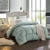 Sugan Life Goose Down Fiber Comforter Duvet Winter Summer Summer King Queen Twin الحجم الكامل