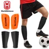 Worthdencence 1 Par de futebol de futebol canela guardas adolescentes sugestas pasts escudos profissionais legging shinguards mangas equipamentos de proteção