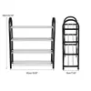 Multi-storey Shoe Rack Organizer 3/4 Layers Stand Rack Solid Shelves Room Modern Shoe Living Multi-functional Bedroom Storage