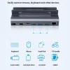 Hubs USB C HUB for Steam Deck Docking Station Type C to HDMIcompatible 4K 60Hz PD 100W USB 3.0 Adapter Cable for Laptop MacBook Pro