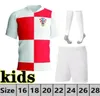 2024 EURO COP CROATIA Soccer Jersey New 2024 Croatie National Team 24 25 Camisa de futebol Homens Kit Kit Set Home White Away Men Blue Men Uniforme