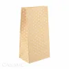 10/10/30 PC K Kraft Dot Paper Bag di festa Feate Mini Borse Candy Cookie Pane NATTO PER BISCUITS SNACK CACCHINA PACCHEGGIO