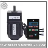 UX-52 Digital Speed ​​Governor med 220V 15W AC Reversible Gear Motor 3RK15GN-C Variabel hastighet 1: 3-1: 300 415-5RPM