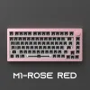 Acessórios Akko monsgeek m1 kit diy 75% rgb hotswap barbone Ansi/iso versão mecânica teclado cnc metal com estrutura de montagem de junta
