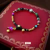 New Chinese Style Rice Bead Bell Crystal Beaded with Minimalist Design Sense, Small and Versatile Temperament Bracelet