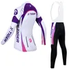 X-Tiger Femmes Hiver Thermal Fleece Cycling Jersey Set Mountain Bike Uniforme à manches longues Cycle de vélo à vélo pour femme