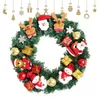 Decorative Flowers 2024 Christmas Wreaths Most Wreath Styles With Creative Pendants Door Window Wall Hanging Navidad Garlands Ornaments
