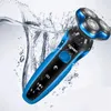 Shaver eléctrica Recargable Razor eléctrica Máquina de afeitar Máquina de navegación Razor de barba para hombres lavables a prueba de agua húmedos y secos Zn1159 240409