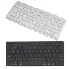 Keyboards Slim Wireless bluetoothcompatible Keyboard For Apple iMac iPad Android Phone Tablet Compact Size and Lightweight Easy to Carry