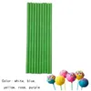 50pcs/bag 1bag colorful cake sticks lollipop paper sticks 10cm / 11.5cm / 15cm biscuit chocolate candy stick