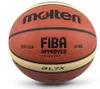 Balle de basket fondu en fusion officielle Taille intérieure en plein air 765 PU Cuir PU Basket de basket Basquete Basquete Basketbol1258053