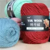 5 balles = 500 g de fil de laine de yak pour tricotage Fine Fine Migned Crochet Yarn Tricoting Pull Scharf 500 / Lot Yarn Livraison gratuite