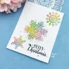 Snowflake Metal Schnittstirme DIY Scrapbooking Album prägende dekorative Kunsthandwerk Grußkarte Messer Schimmelpunch Schablone