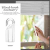 24 Pcs Awesome Blind Rod Hook White Venetian Blinds Curtain Parts Pvc Wand Tilt Hooks