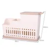 Rack de rangement de cuisine en plastique pylot drainage rack