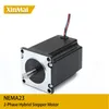 50 pcs 57mm Nema 23 Stepper motor 82 mm body length 2.2 N.m torque from China low price 315Oz-in for CNC Router ventilator