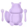 Assiettes Baby Valerie de table Bowl d'alimentation Set Bibs imperméables Sasicone de la plats pour bébés solides