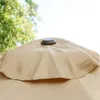 Multi -Farben Regenfisch Stoff Polyester Ersatzabdeckung Parasol Baldachin Sonne Regenschirm Kühl für die Patio Haushalt im Freien