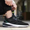 Casual Shoes All-season Men Sports Leisure Running High Quality Ultra Light Noctilucent Flying Woven Mesh Plus Size 39-46