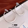 Clip circulaire minimaliste sans trous d'oreille, niche, style élégant cool, bijoux haut de gamme à la mode et polyvalent pour les femmes