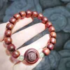 Strand Chinese Traditional Luck Beaded Sandalwood Bracelet With Zhaocai Jinbao Transit Ball Hand Chain Means Bring In Wealth & Treasure