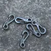 10pcs Mini Carabiner Keychain Outdoor Climbing Spring Buckle Hook Aluminum Hang Keys Flashlights Knapsack Umbrella Rope EDC Tool