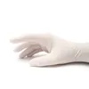 100/50/30/20pcs Gants de latex blancs blancs jetables cuire des gants en latex en caoutchouc non gliss