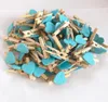 50pcs/Lot Mini Mini Romanting Loving Heart Clips Wood Clips Handicrafts Photos Papers Apets Pegs Home Home Bachelorette Party Decorations