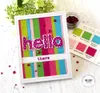 2023 Striscia semplice con quadrato per album di scrapbooking fai -da -te DECOREATIVE CARD CAPPO MODELLO MEMPLATO METALE METALE